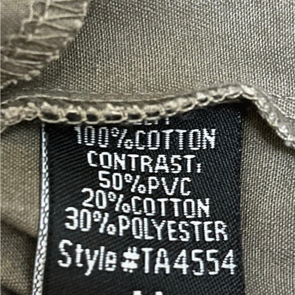 EDGE  Jacket with faux leather sleeves, front zipper & snap closure - Picture 7 of 10